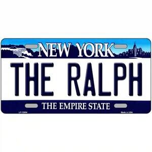 NFL Buffalo Bills The Ralph License Plate Tag Metal Wall Sign Retro Old Logo New